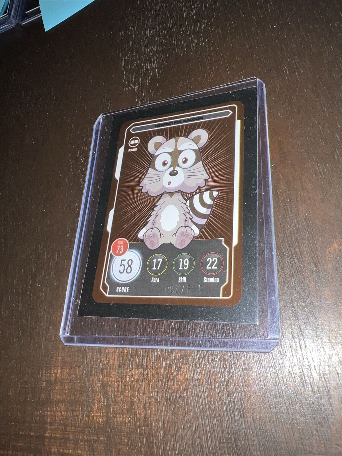 VeeFriends Series 2 Compete and Collect RARE Respectful Racoon # 108/500 #108