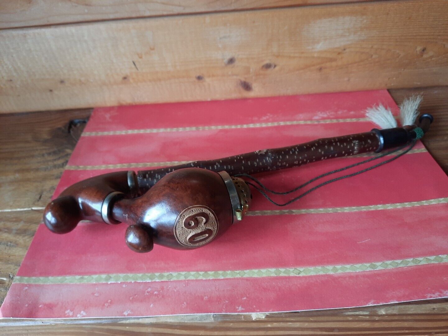 Vintage Wood Carved Tabacco Pipe  Germany? 13\
