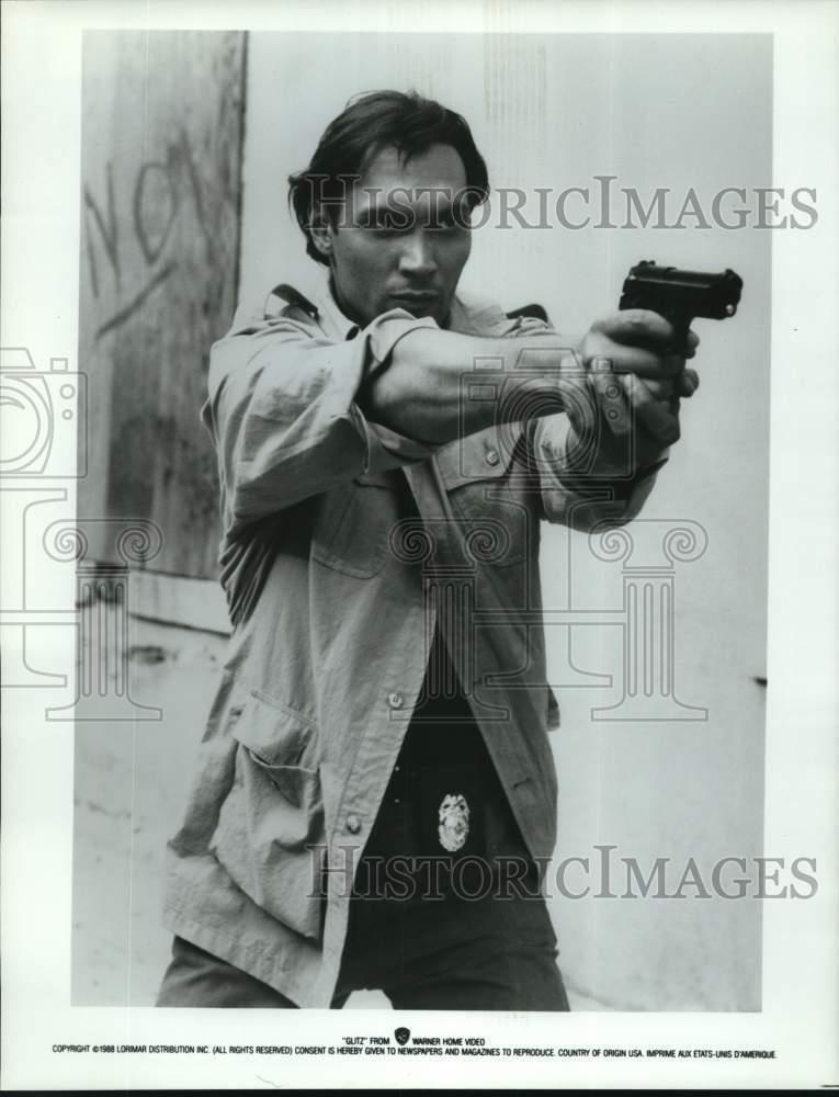 1990 Press Photo Jimmy Smits, actor in the TV movie, \