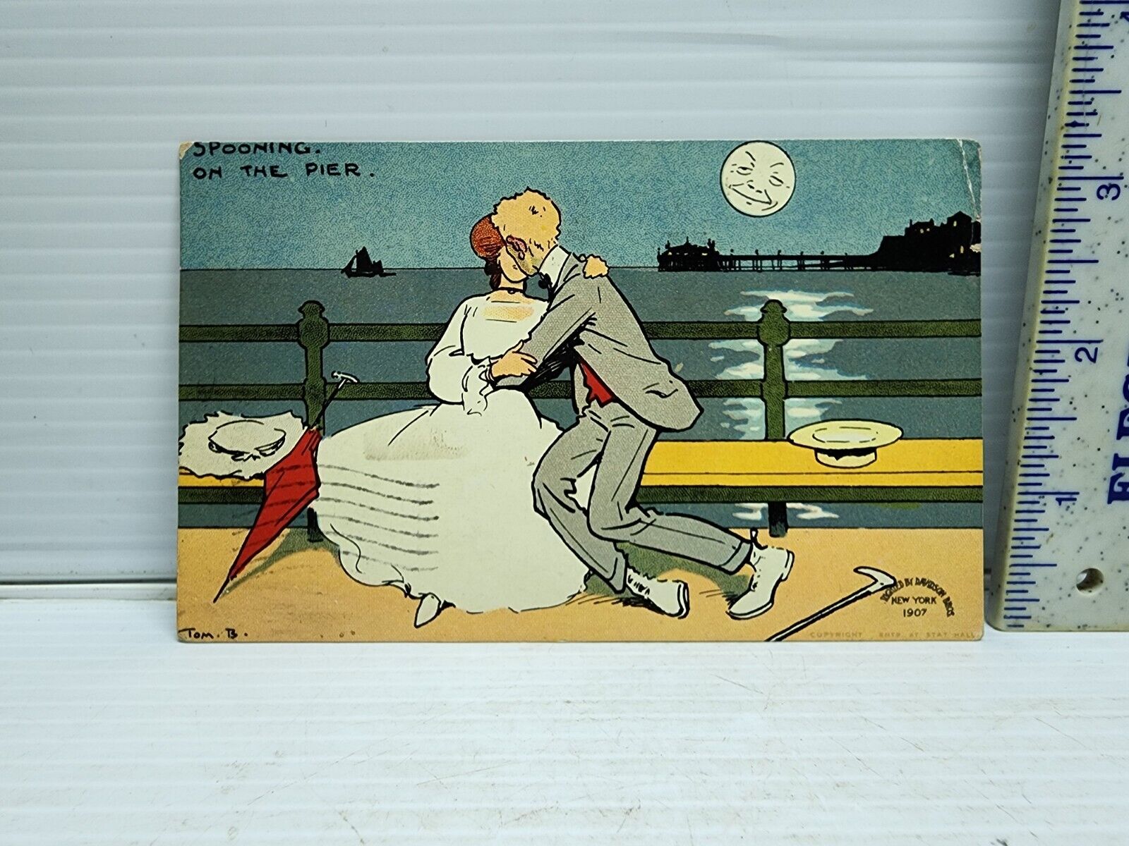 Antique 1907 Comedy Postcard \