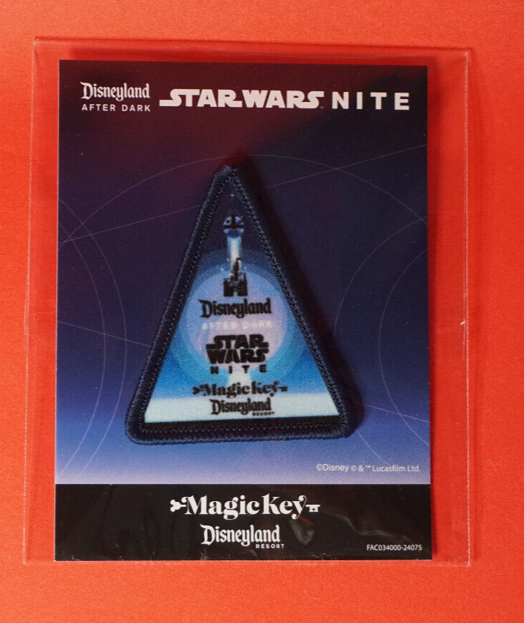 Disneyland Disney Parks Star Wars Nite 2024 Magic Key Patch