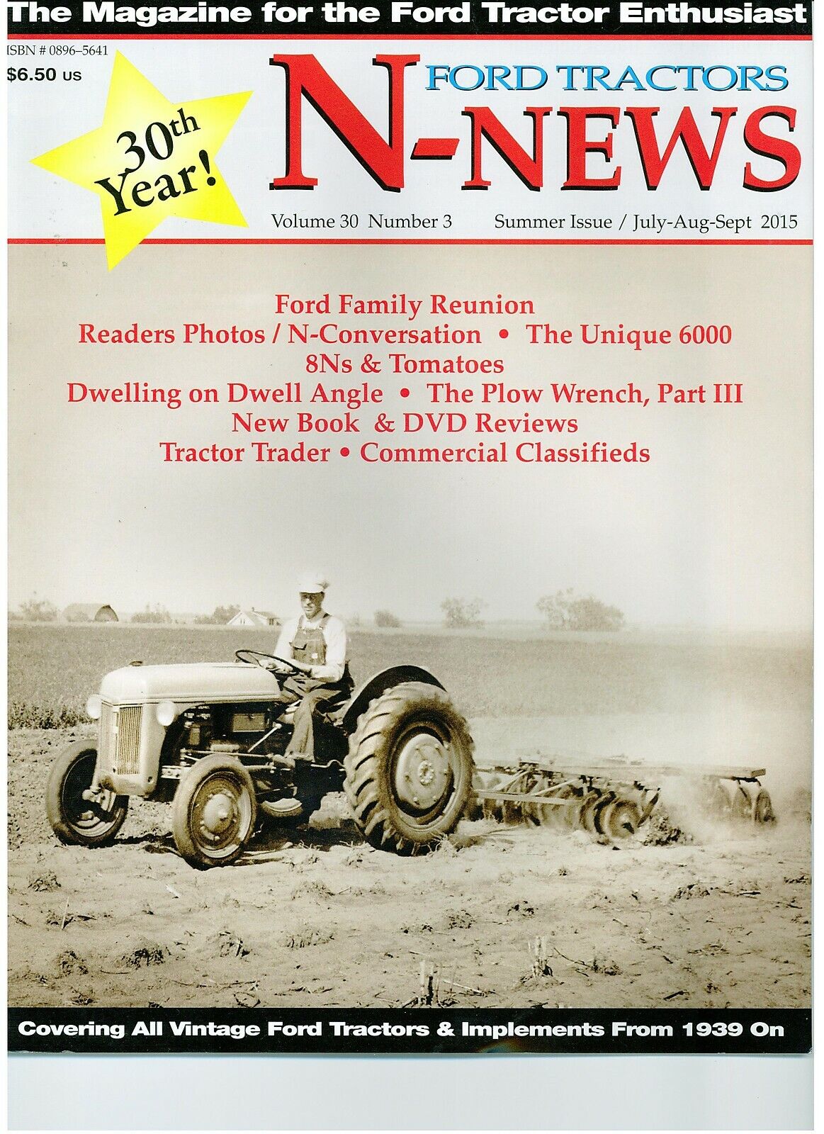 Ford 6000 Tractor, Dwell Angle, Plow Wrench, Ford Tractor N-News Magazine