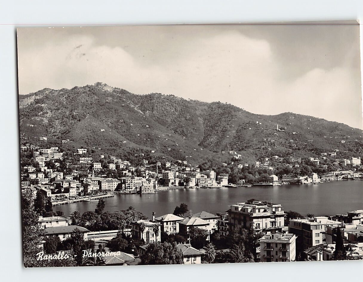 Postcard Panorama Rapallo Italy