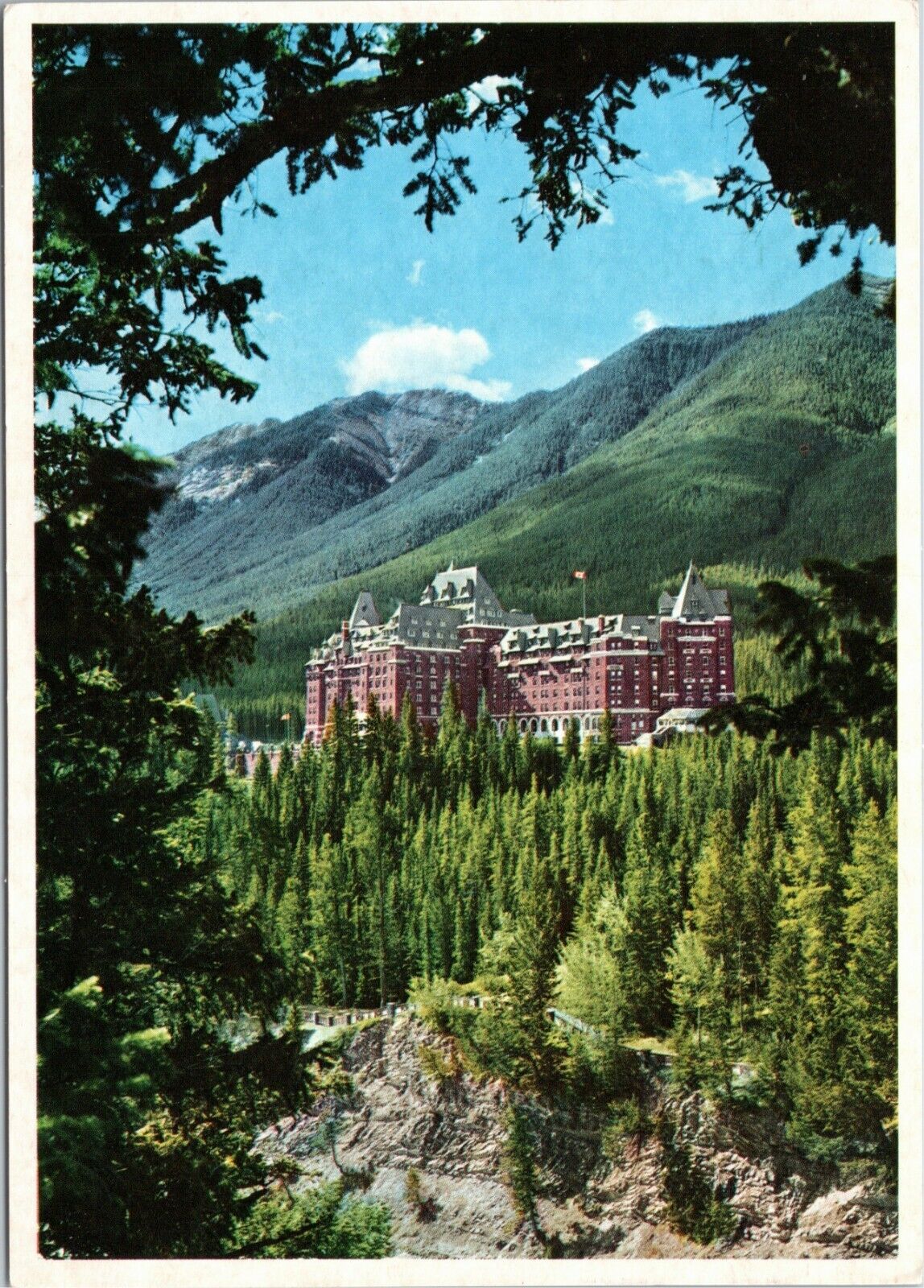 Banff Springs Hotel, Banff National Park Alberta Canada postcard