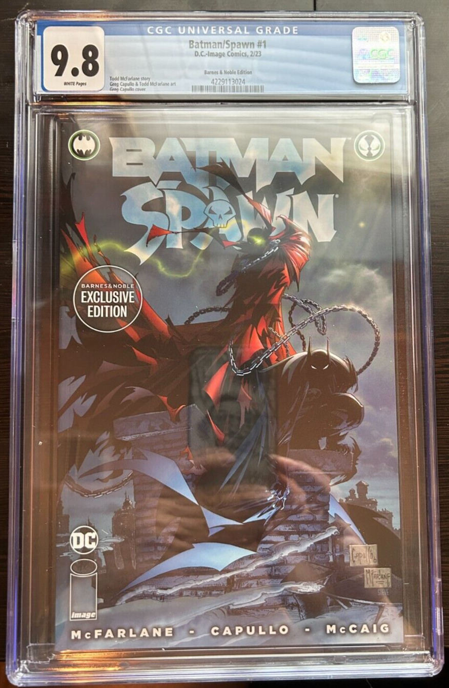 Batman Spawn #1 Super Rare Barnes and Noble Variant CGC 9.8 NM/M Gorgeous Gem
