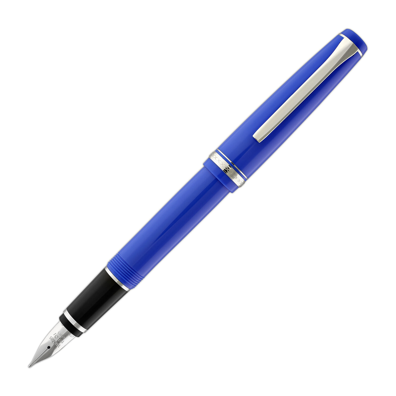 Pilot Falcon Fountain Pen in Resin Blue - Soft Flexible Extra Fine Point -New