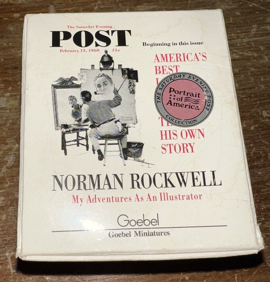 The Saturday Evening Post Norman Rockwell Goebel Miniatures: Bottom of The Sixth