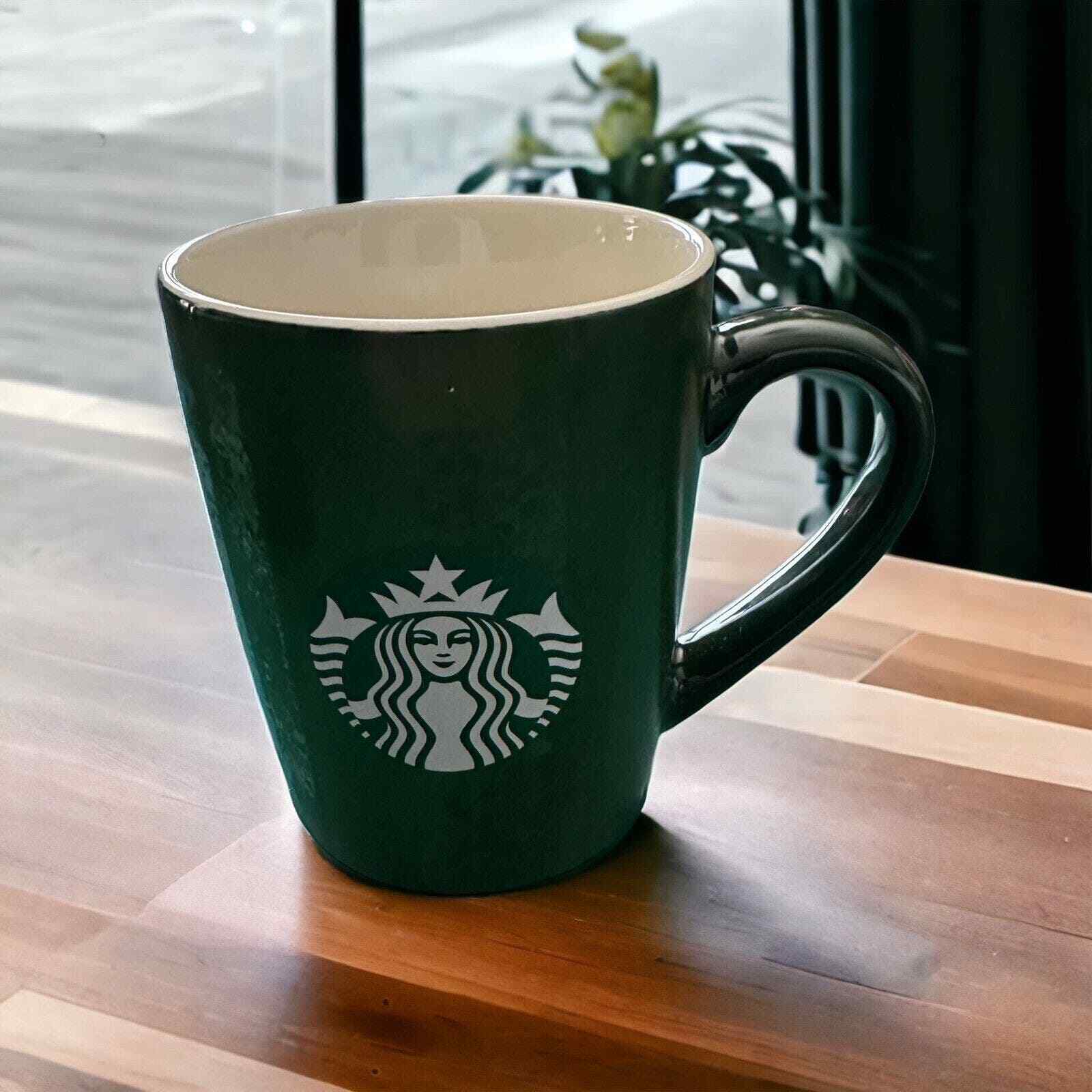 Starbucks 10oz Green Multicolor Design Mug