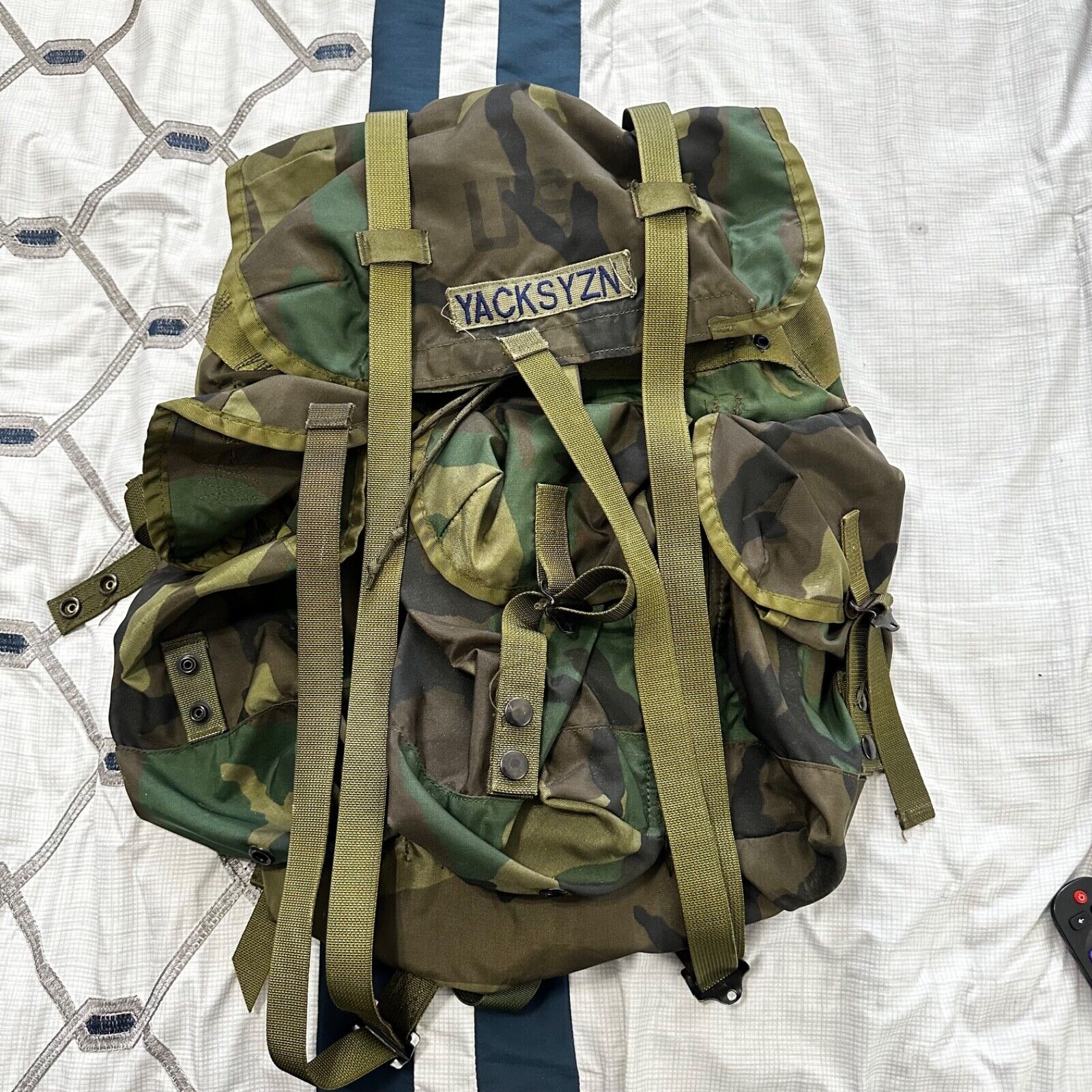 USGI Army Military Backpack Woodland Camo Combat Field Medium Alice PackTactical