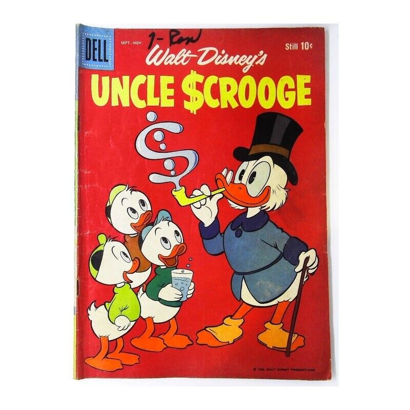 Uncle Scrooge #27  - 1953 series Dell comics VG Full description below [v*