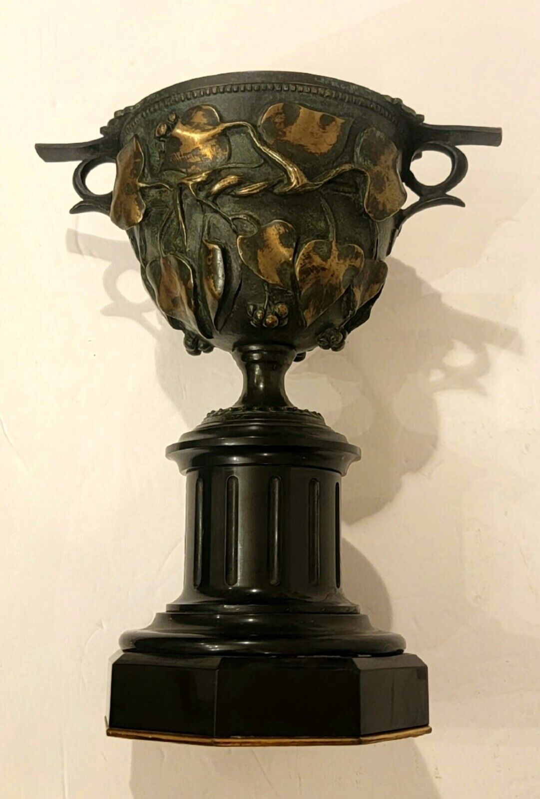 Marble and Bronze Vase Signed By Ferdinand Barbedienne, mid-19th century Paris 