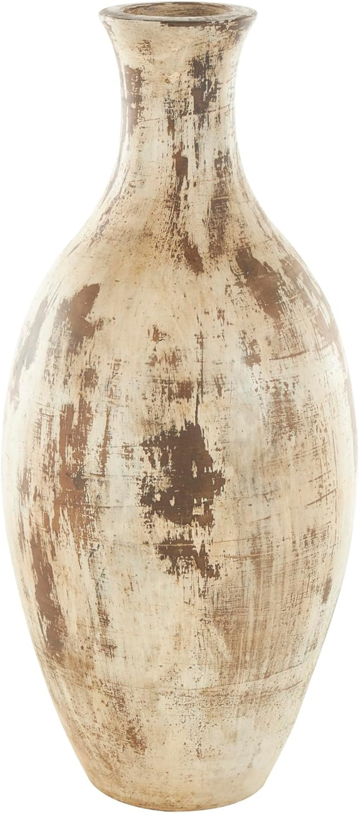 Ceramic Antique Style Distressed Vase, 10\