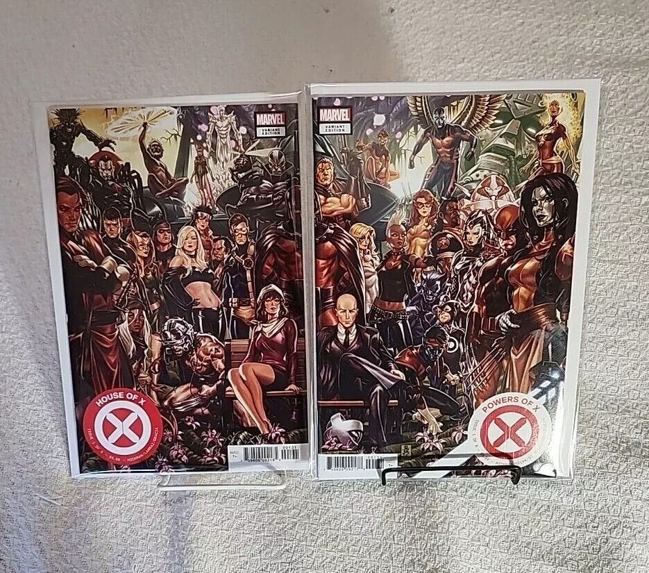 House of X & Powers of X #1 (Marvel 2019) Mark Brooks cover connecting variants
