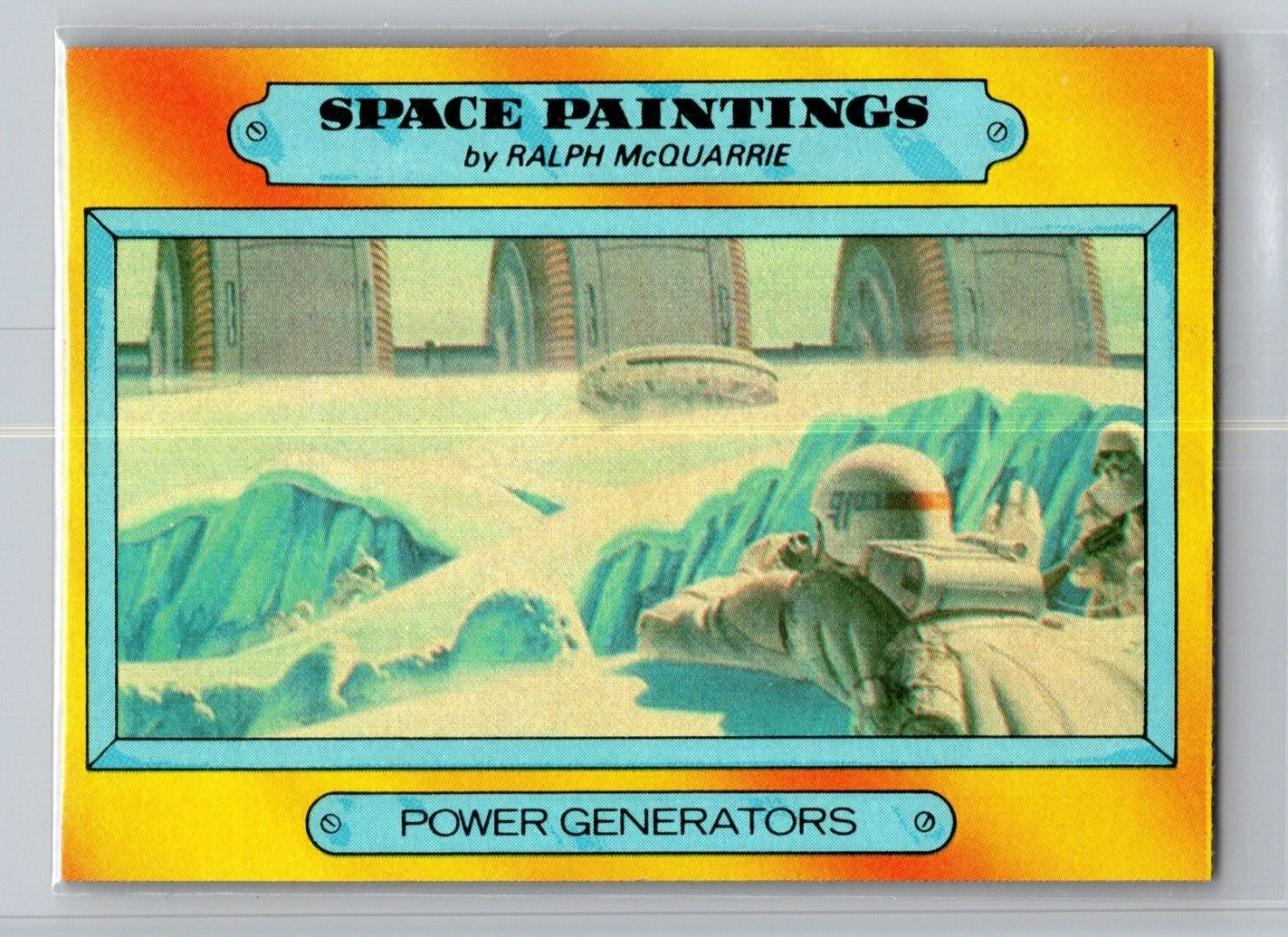 Star Wars 1980 The Empire Strikes Back #336 Space Paintings Power Generators