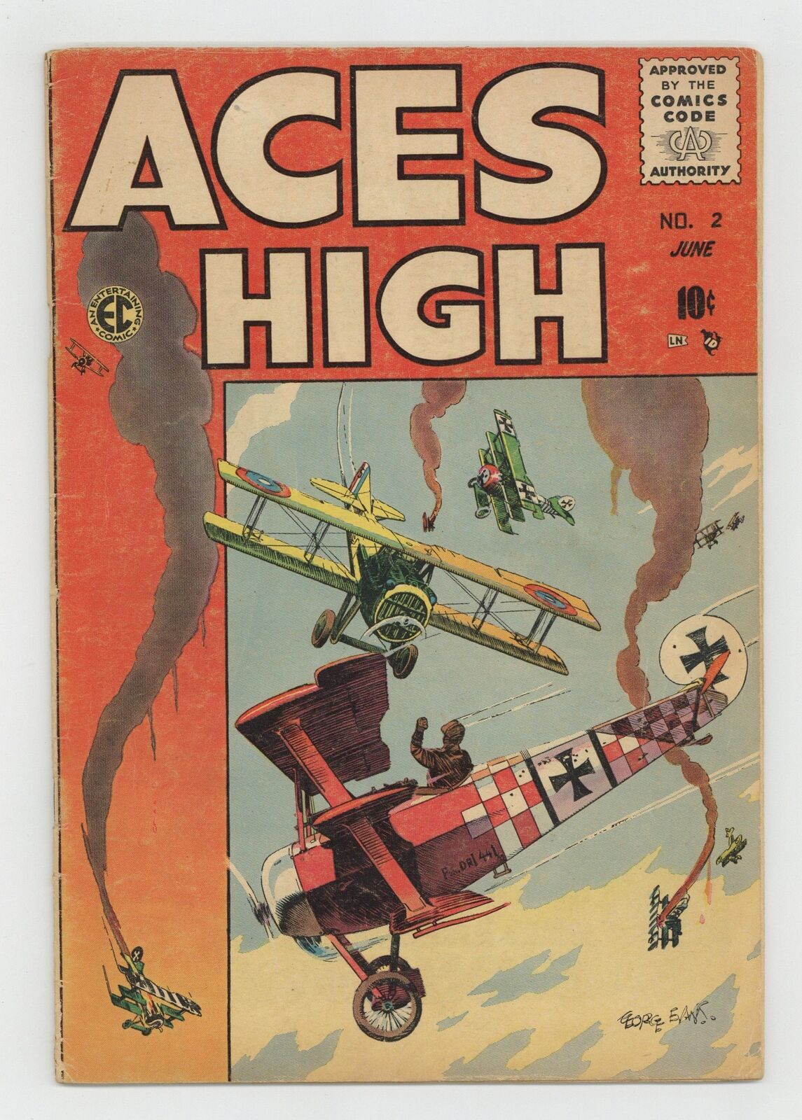 Aces High #2 VG 4.0 1955