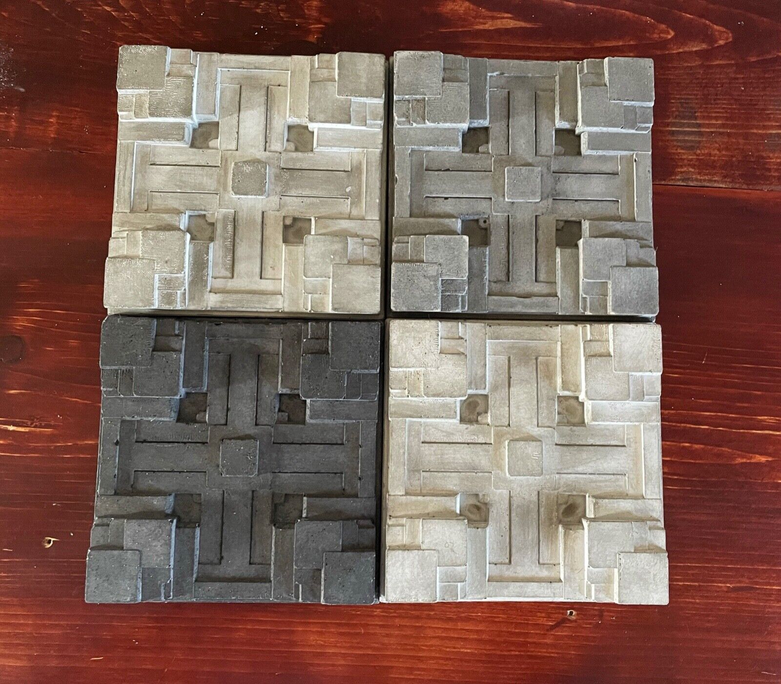 The Cross Tile: Gothic-style, 3D effect, raised relief weatherproof tiles, Gifts