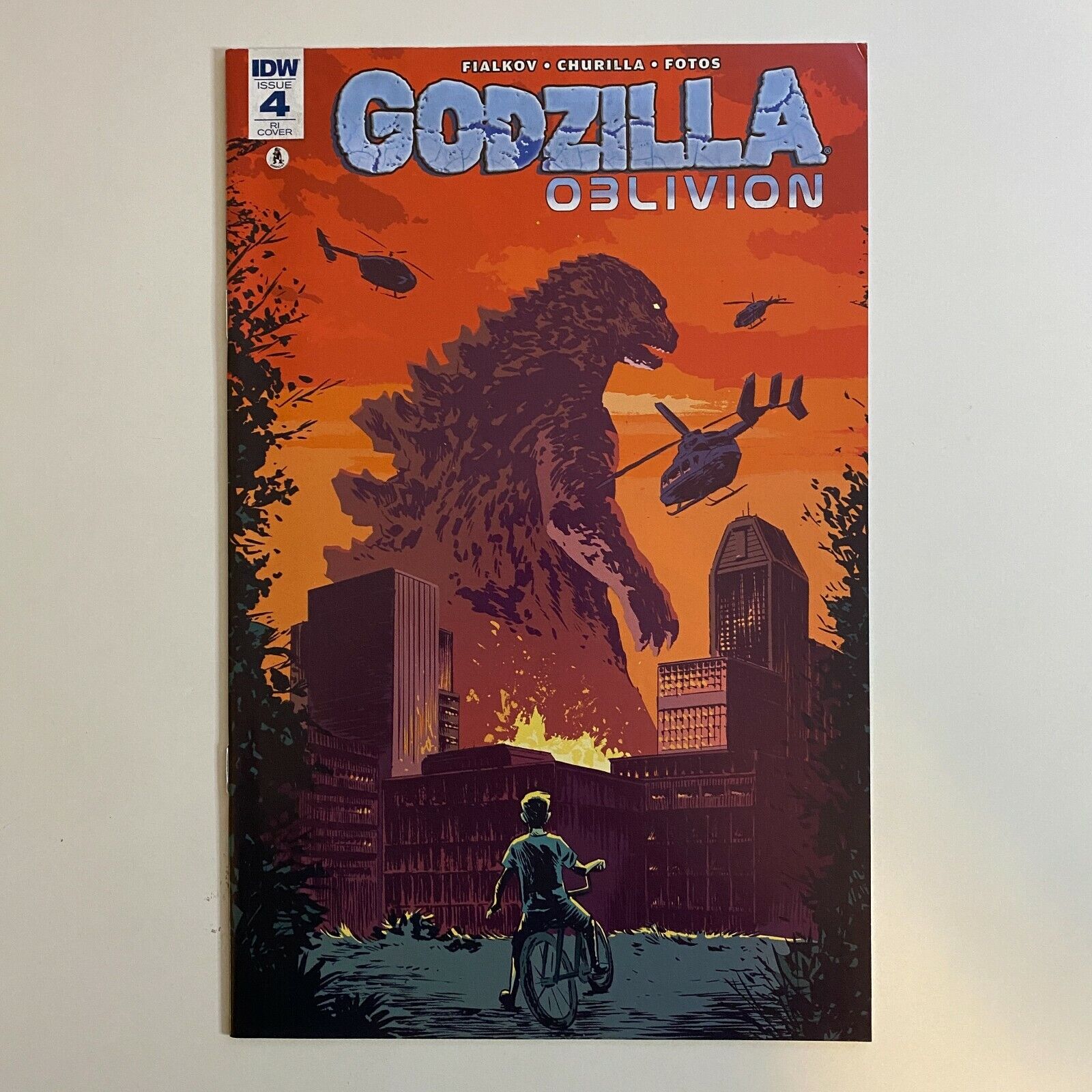 IDW Comics Godzilla Oblivion #4 (1st Print) 1:10 Retailer Incentive Variant 2016
