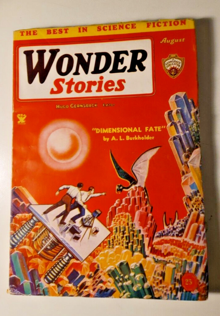 Wonder Stories August 1934 High Grade