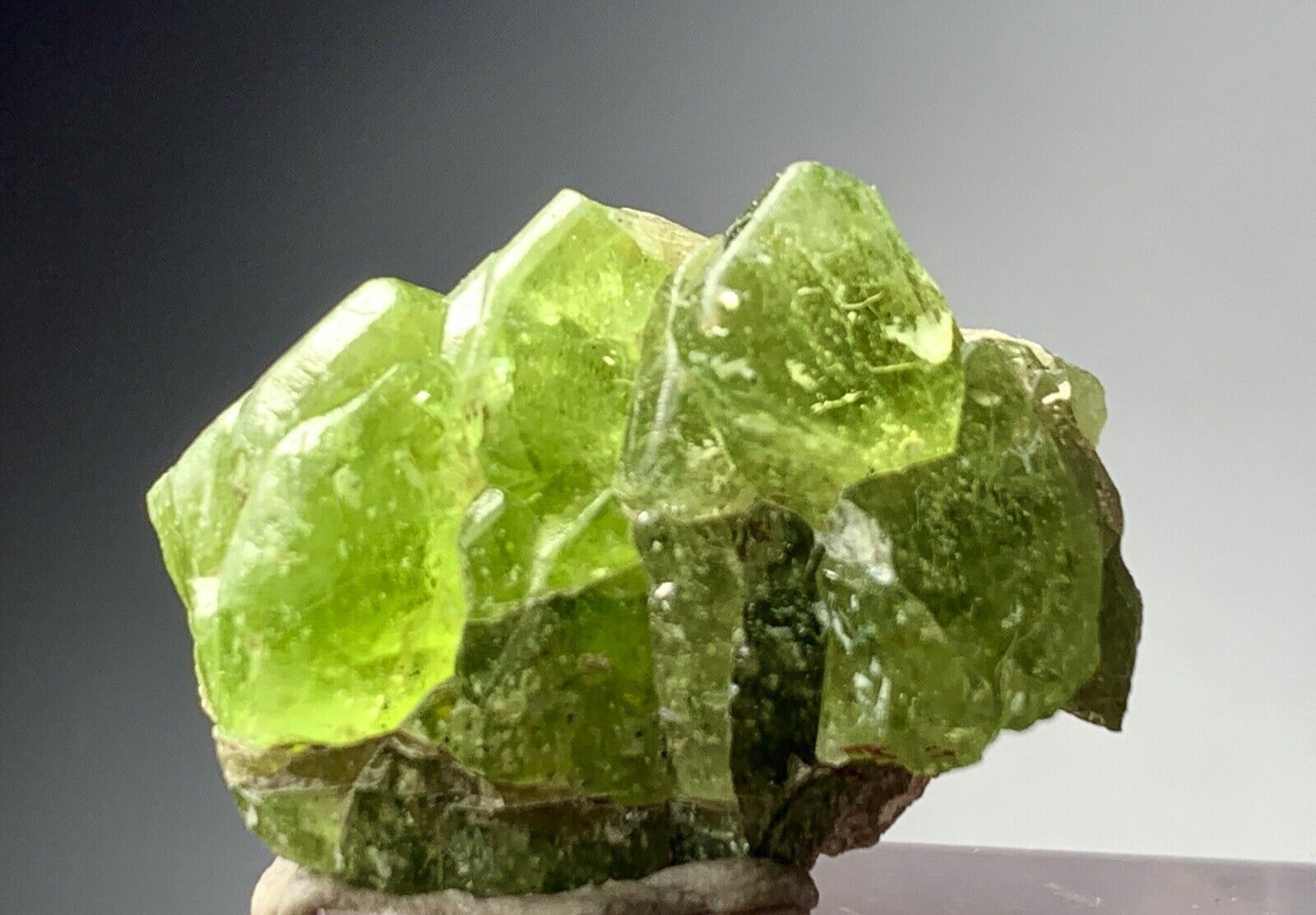 51.55 Cts Terminated Peridot Crystals From SkarduPakistan