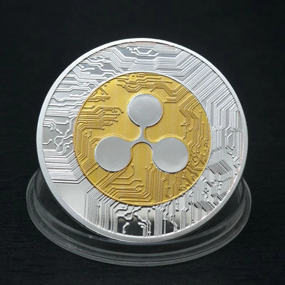 New Ripple XRP Coin CRYPTO Commemorative XRP Cryptocurrency Collectors Coin Gift