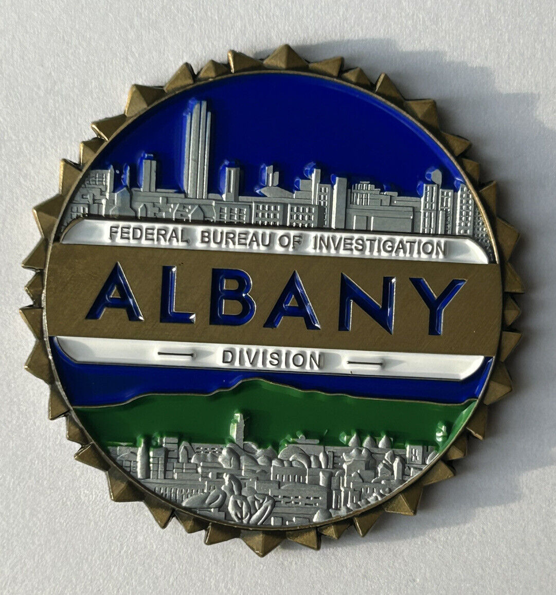 FBI Albany Division New York Challenge Coin
