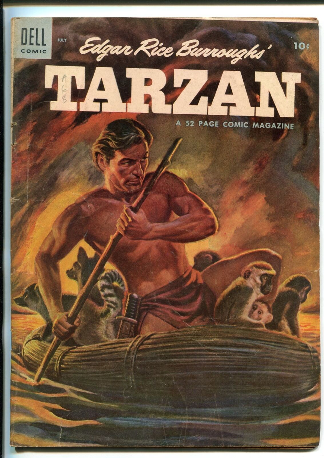 Tarzan--#58--COMIC BOOK--Dell--VG
