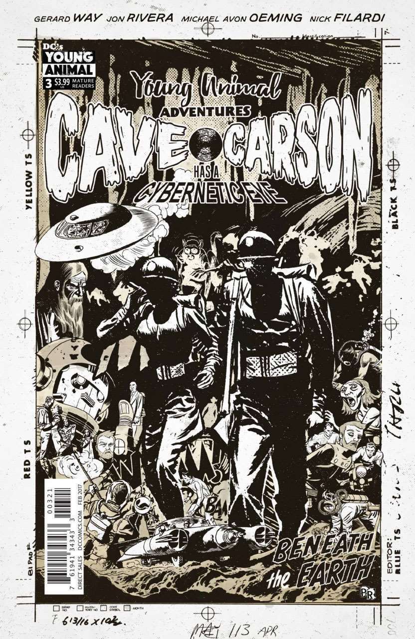 Cave Carson Has a Cybernetic Eye #3A VF/NM; DC | Gerard Way Young Animal - we co