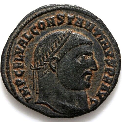 Roman coin Constantine I-AE follis-IOVI CONSERVATORI Alexandrea-circa 306-337 AD