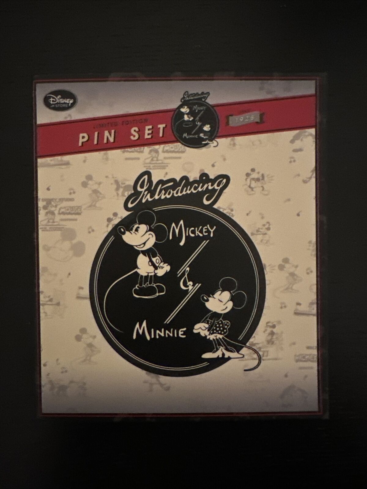 Introducing Mickey & Minnie Pin Set (D23 Expo Exclusive) 1/250 EXTREMELY RARE