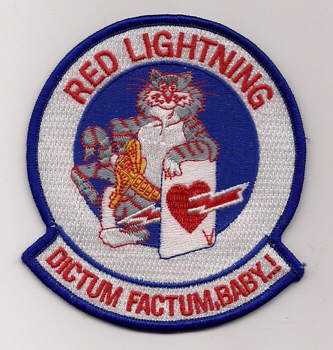 USN VF-194 RED LIGHTNING TOMCAT patch F-14 TOMCAT FIGHTER SQN