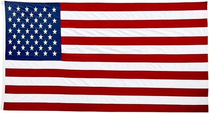 Best Valley Forge Flag American USA Cotton 50 Embroidered Stars Large 5x9.5 foot