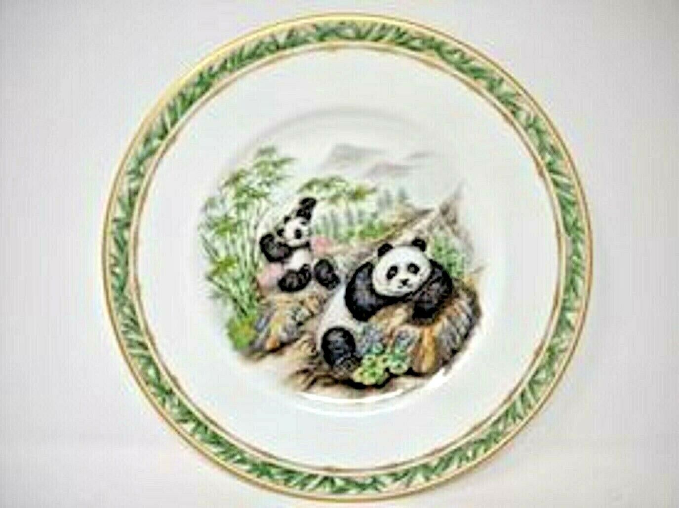 The Edward Marshall Boehm Giant Panda Plate Collection Harmony Fine Bone China