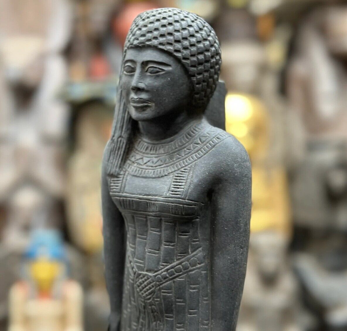 THE RARE ANTIQUE MASTERPIECE Queen Ankhesenamun Statue Akhenaten\'s Daughter Bc