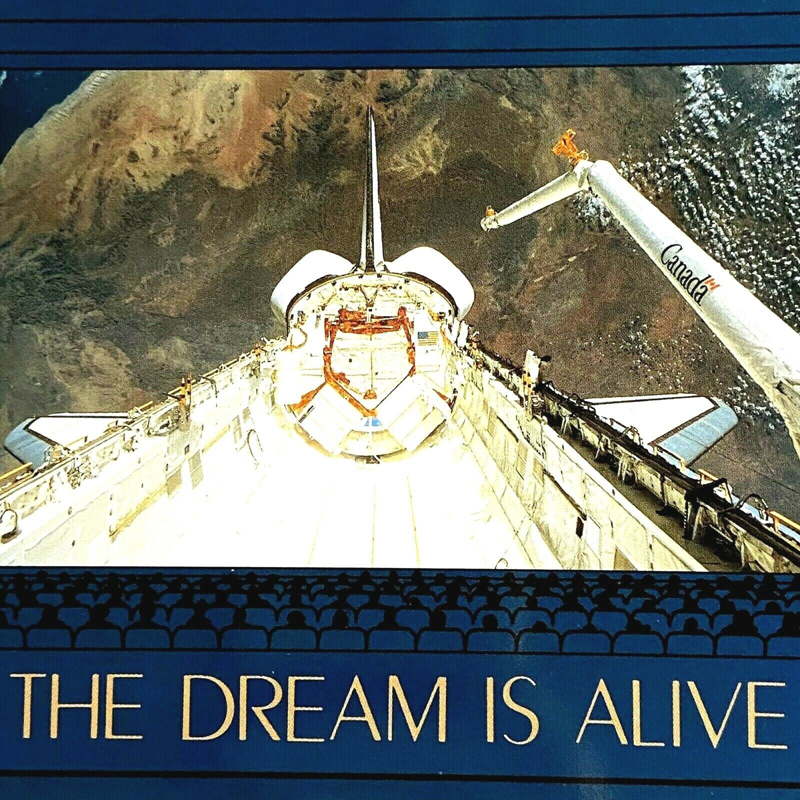 Postcard Challenger, On Board View THE DREAM IS ALIVE 1985, Flight 41-C
