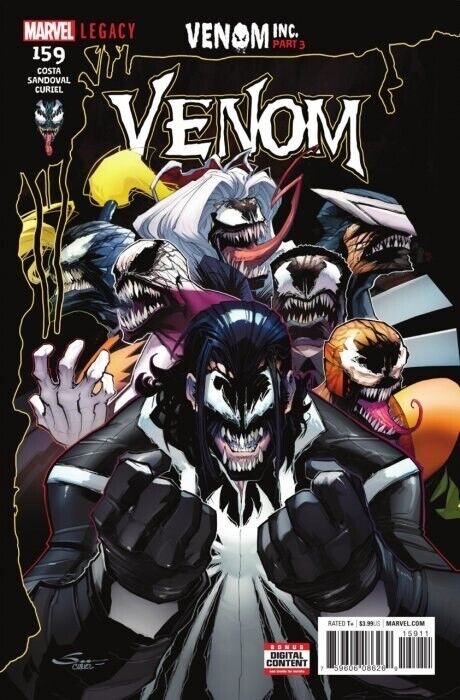 Venom (2016) #159 NM. Stock Image
