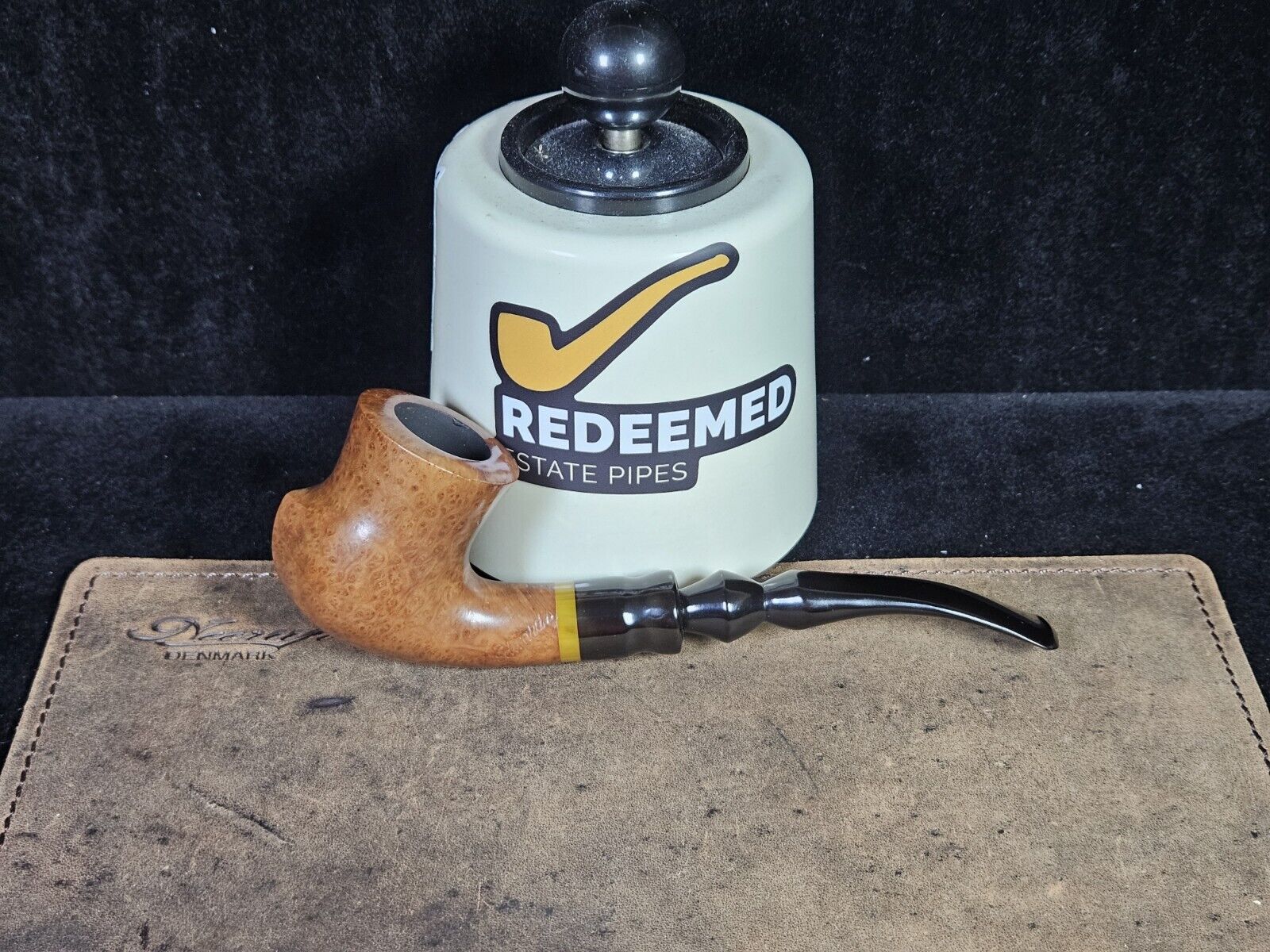 Edward's 788 Freehand with excellent birdseye Tobacco Smoking Pipe