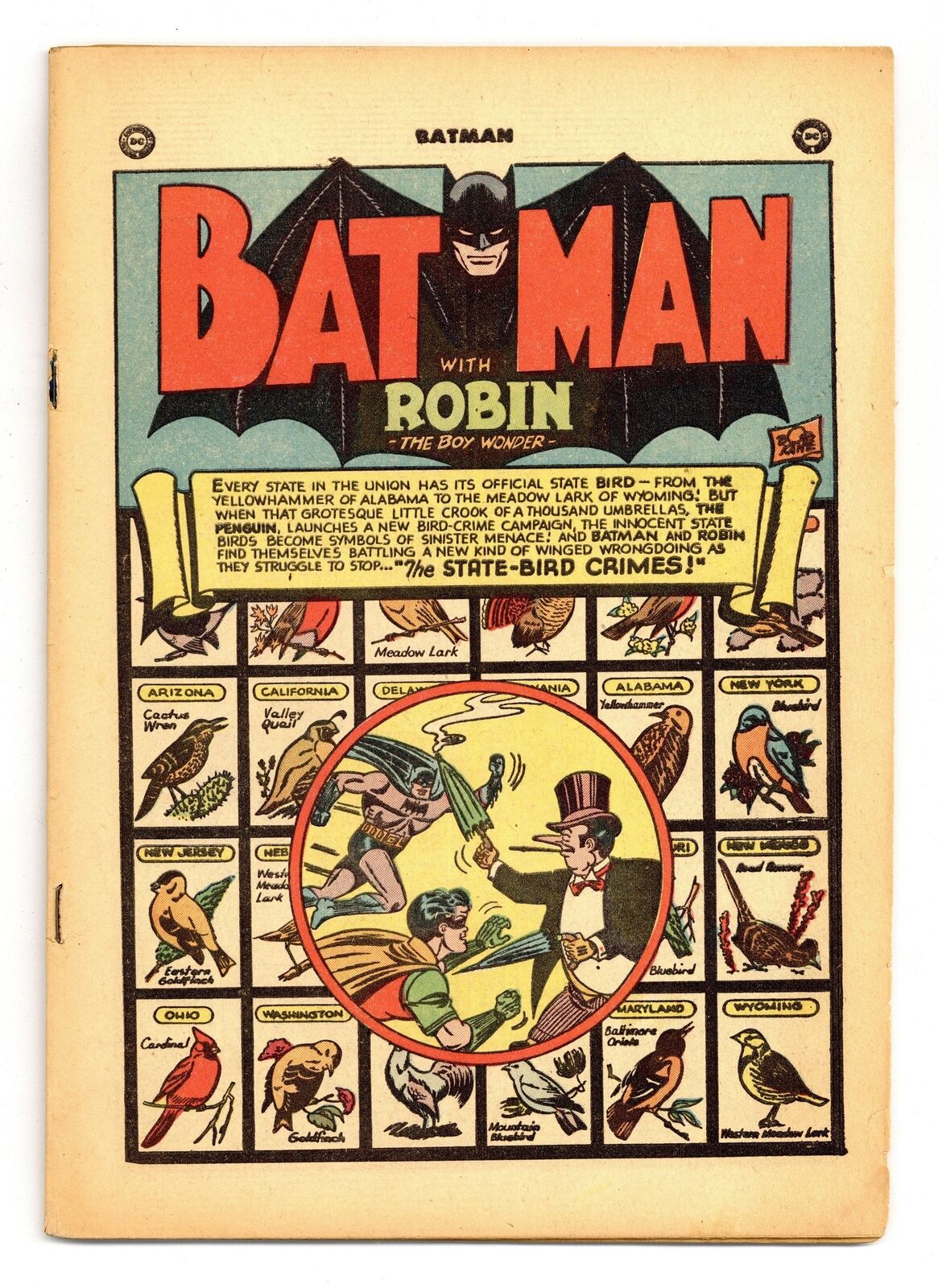 Batman #58 Coverless 0.3 1950
