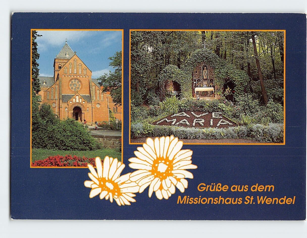 Postcard Grüße aus dem Missionshaus St. Wendel Germany