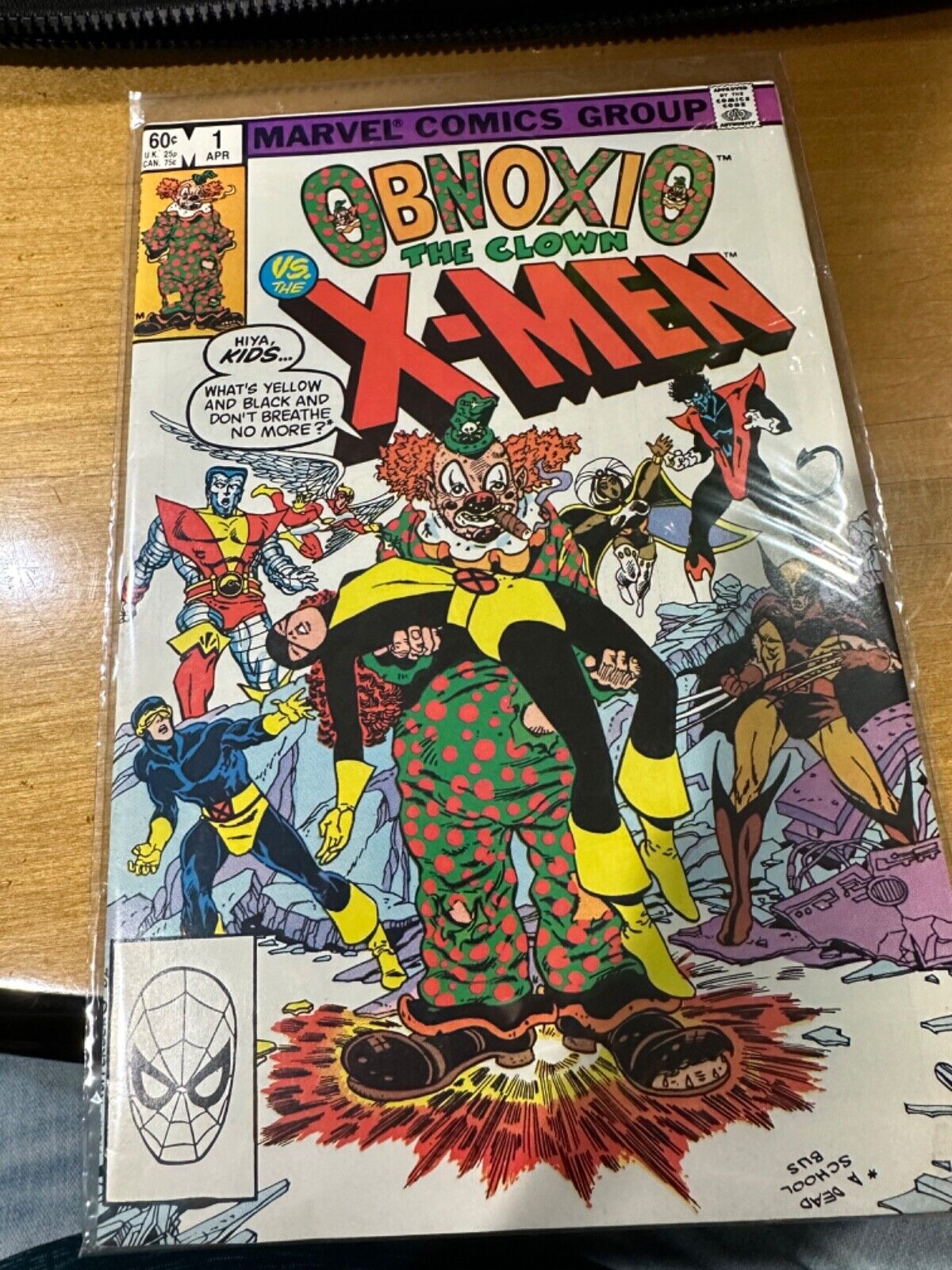 Obnoxio the Clown #1 (1983) Vintage Clash vs X-Men, 1st Appearance of Eye-Scream