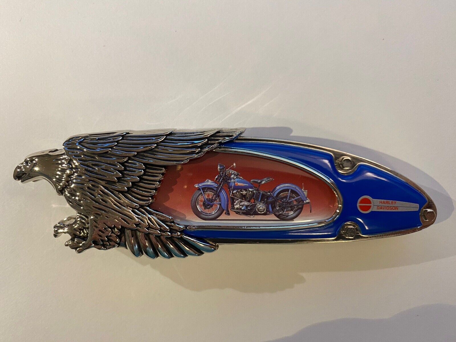 Franlin Mint Harley-Davidson Collectible Knife: 1948 Pan Head