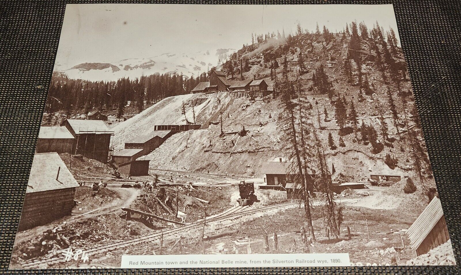 HISTORIC SILVERTON CO Red Mountain Town, National Belle Mine, 1890