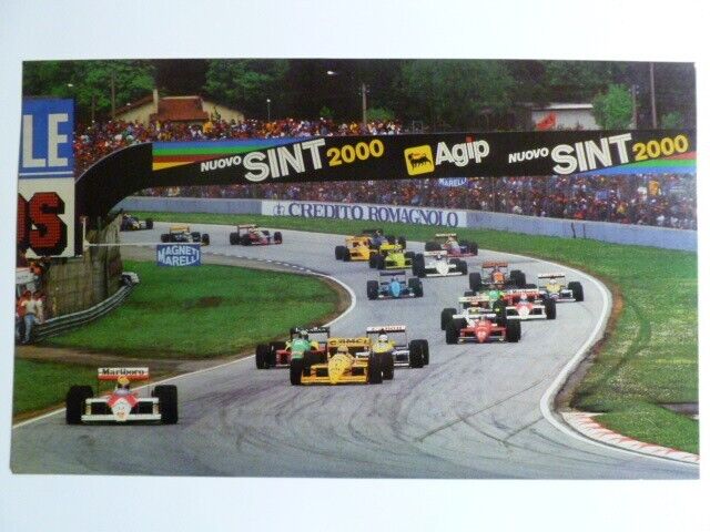 1989 Aryton Senna's Marlboro McLaren Honda F1 Picture, Print, Poster - RARE