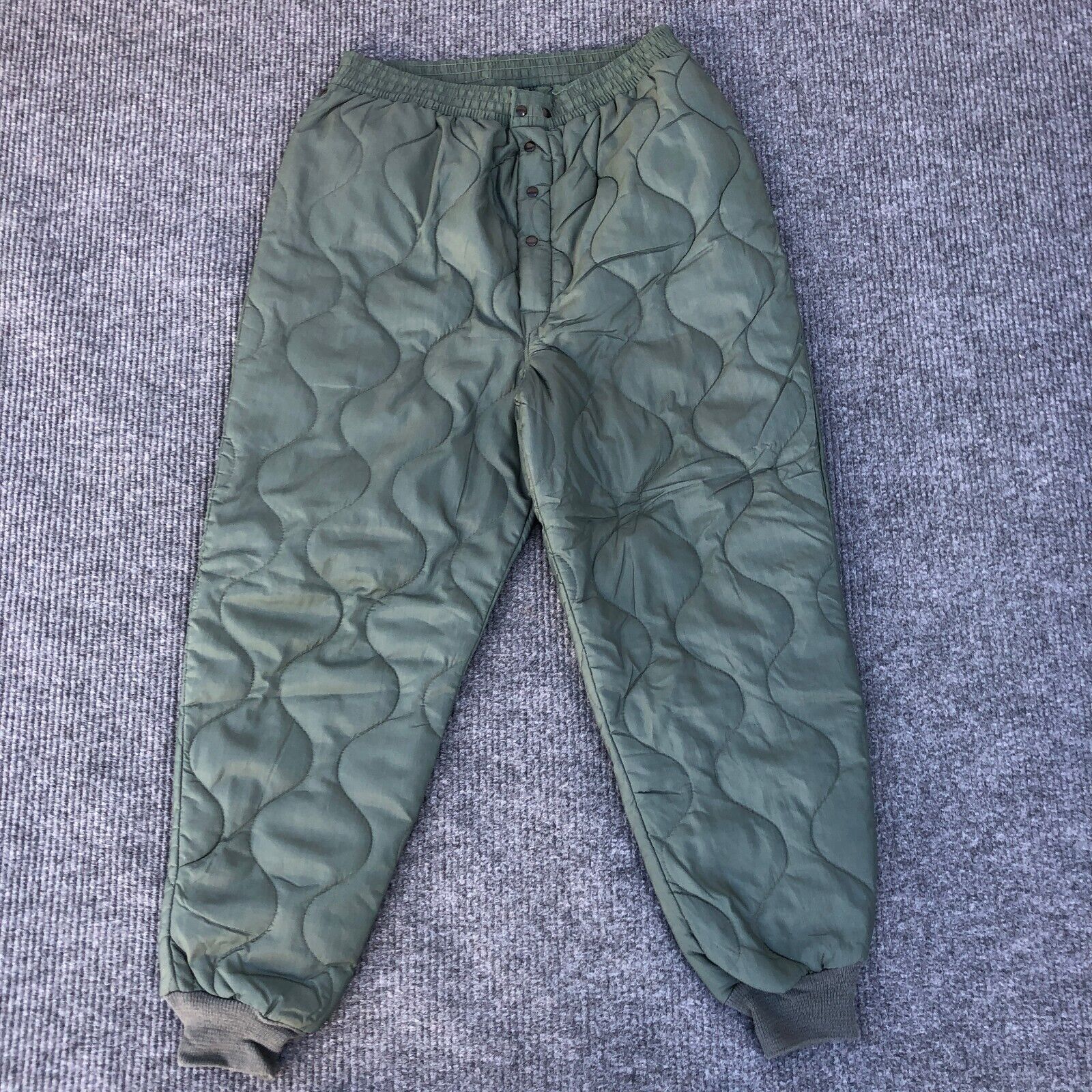 VTG CWU-9/P Quilted Flyers Trousers Liner Size Large 1975
