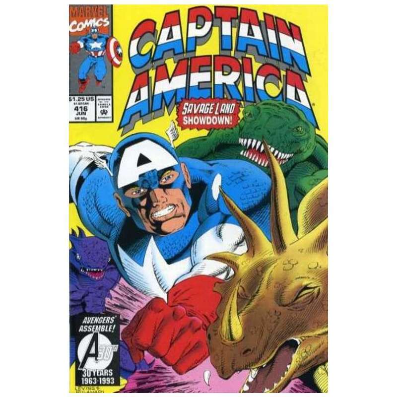 Captain America #416 - 1968 series Marvel comics NM Full description below [x 