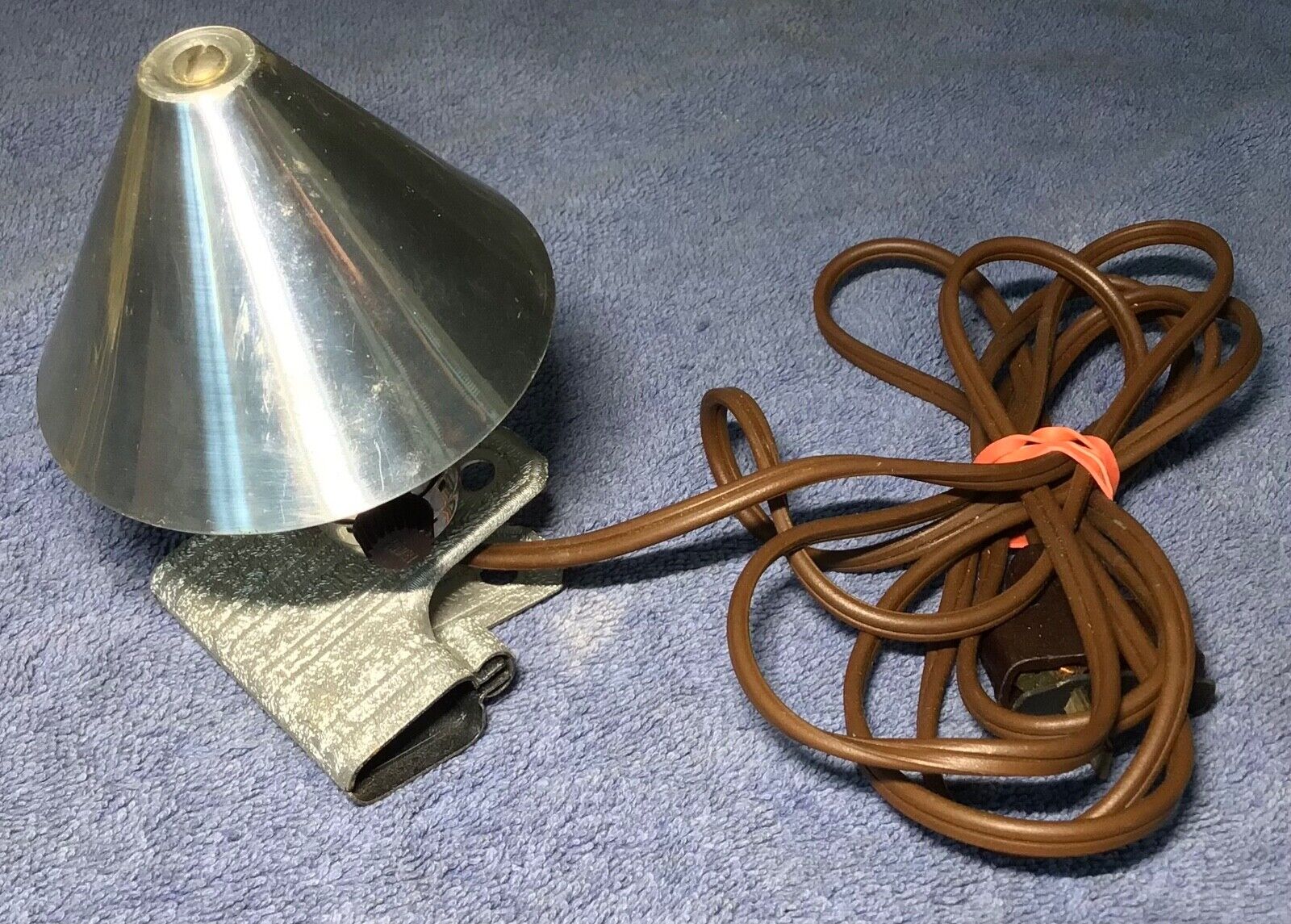 vintage CLAMP-ON mid century modern BED LIGHT or LAMP industrial age Steampunk