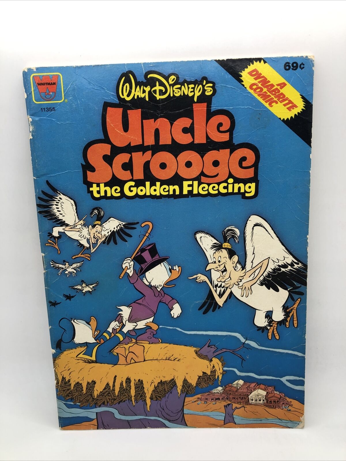 Walt Disney\'s UNCLE SCROOGE The Golden Fleece Whitman Dynabrite comic