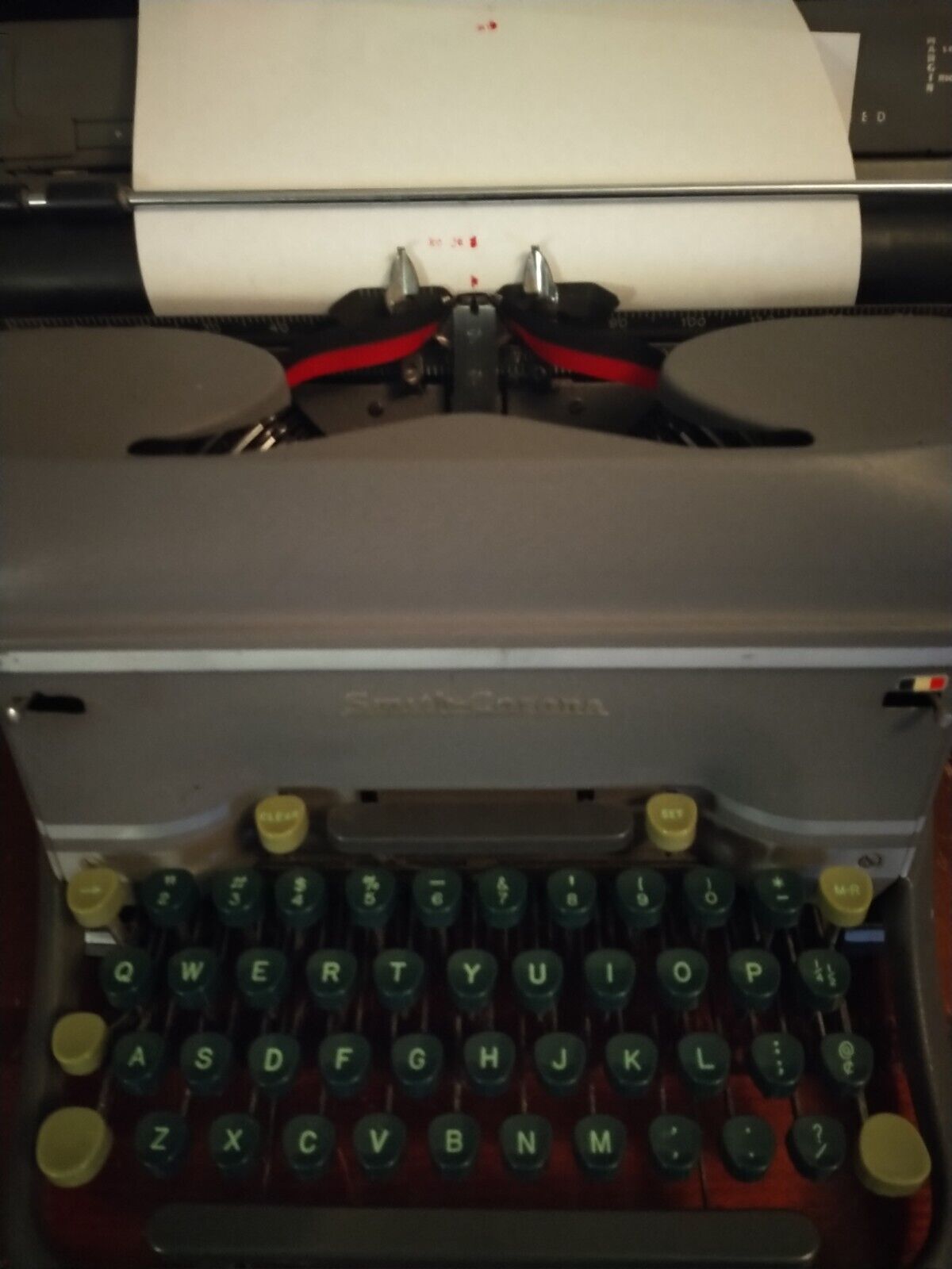 1949 Vintage Smith-Corona Super-Speed Desktop Typewriter Working 