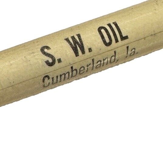 Vintage Cumberland Iowa SW Oil Company Gas Gasoline Advertising RE Devore IA Pen