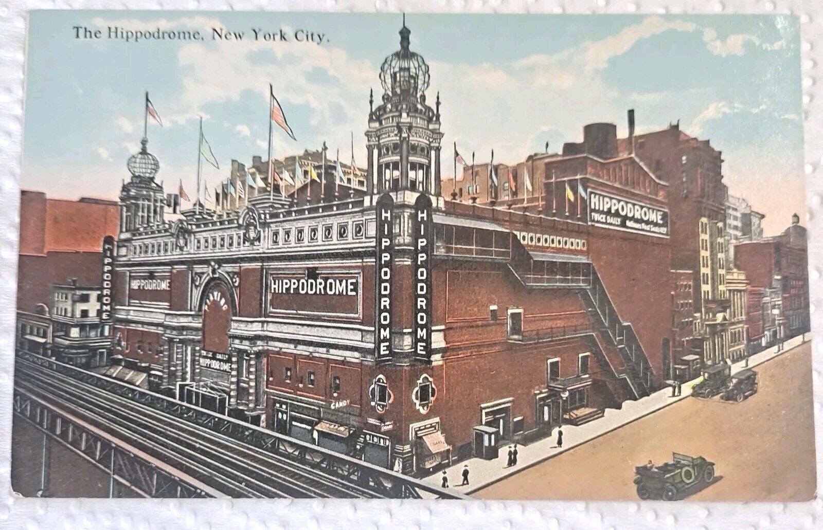 Vintage Postcard, Hippodrome, New York  City