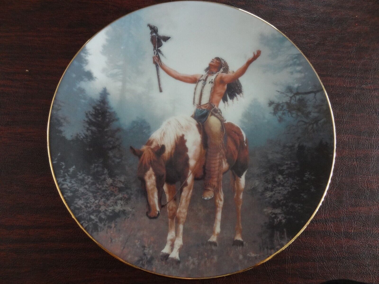 DELIVERANCE from the Mystic Warriors  Plate Collection 1992.